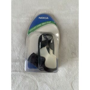 Vintage Nokia Leather Belt Clip Case CAL115 Black